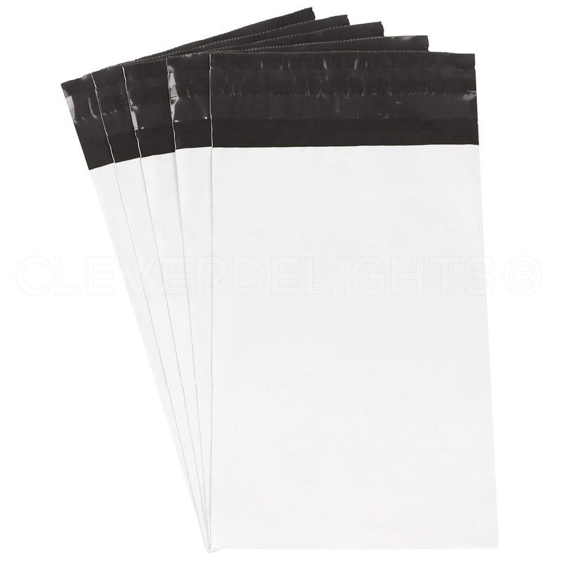 CleverDelights 4"" x 6"" Poly Mailers - 1000 Pack - Premium Self-Adhesive Shipping Bags - Image 2